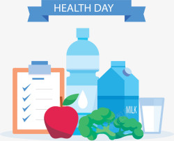 卫生卫生日健康饮食习惯矢量图高清图片