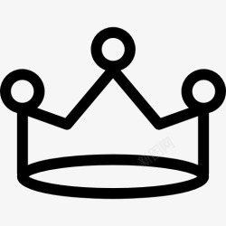 冠的轮廓皇冠简单图标高清图片