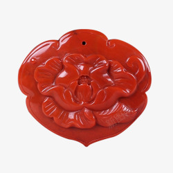牡丹花形状红色牡丹花形状南红玛瑙高清图片