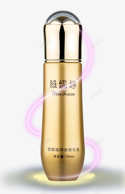 女性化妆品png免抠素材_新图网 https://ixintu.com 免抠 化妆品 发光曲线 女性 金色细长瓶子
