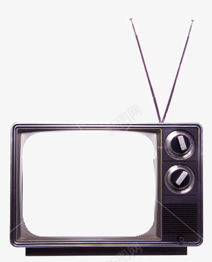天线电视机png免抠素材_新图网 https://ixintu.com 台式电视机 怀旧 旧电视 黑白电视机
