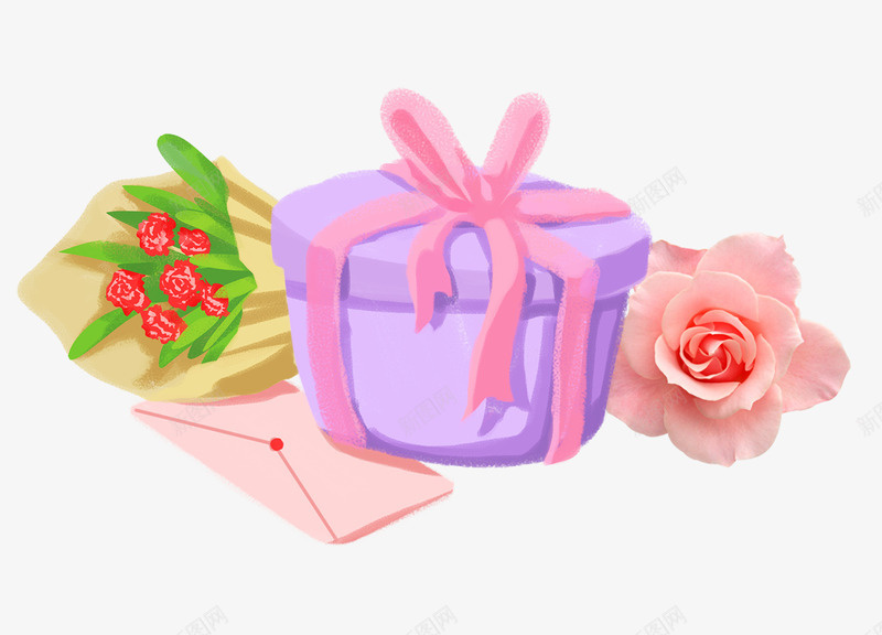 多彩的礼物png免抠素材_新图网 https://ixintu.com 事物 物品 生日 礼品 礼物 祝愿 祝福 送人 鲜花