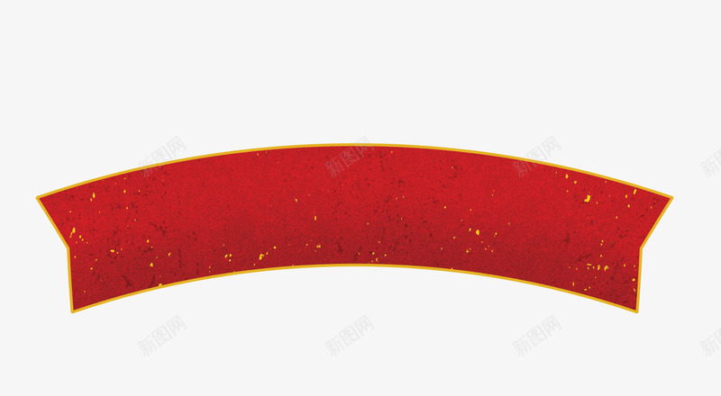 红色扇形纹理标题框png免抠素材_新图网 https://ixintu.com 免抠PNG 扇形 标题框 红色 纹理