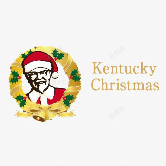 肯德基圣诞节标志图标png_新图网 https://ixintu.com KFC LOGO 圣诞帽 圣诞节 标志 美食 肯德基 肯德基标志 花环