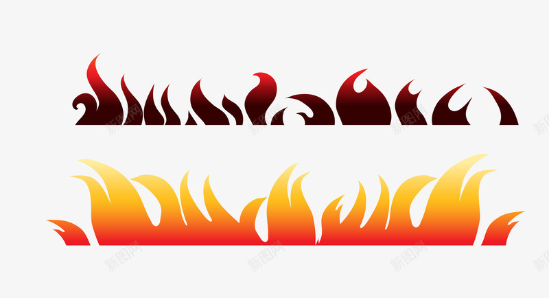 火焰标题框png免抠素材_新图网 https://ixintu.com 标题 标题底框 标题框 火焰