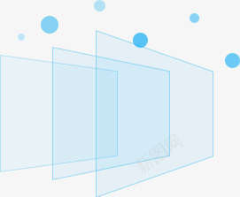创意合成蓝色的玻璃形状效果png免抠素材_新图网 https://ixintu.com 创意 合成 形状 效果 玻璃 蓝色