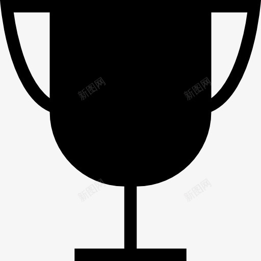 黑色的轮廓形状的奖杯体育图标png_新图网 https://ixintu.com 奖品 奖杯 山楂运动填补 形状 杯 轮廓 运动 黑色