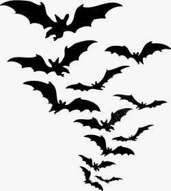 另一群蝙蝠蝙蝠群动漫形象高清图片