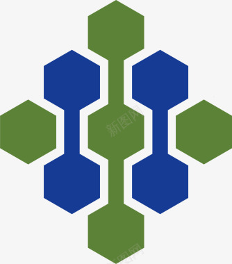 蓝色的互联网公司logo矢量图图标图标