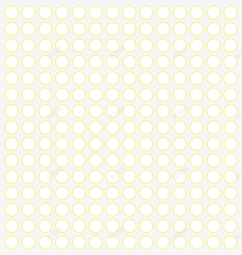 黄色圆圈背景png免抠素材_新图网 https://ixintu.com 免抠PNG 图案 圆圈 背景 边框纹理 黄色