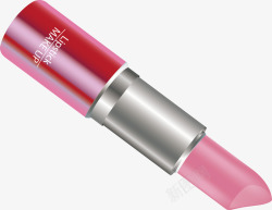 化妆品产品粉色口红矢量图高清图片