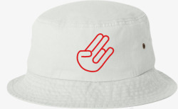 蒸汽波风格白色帽子素材