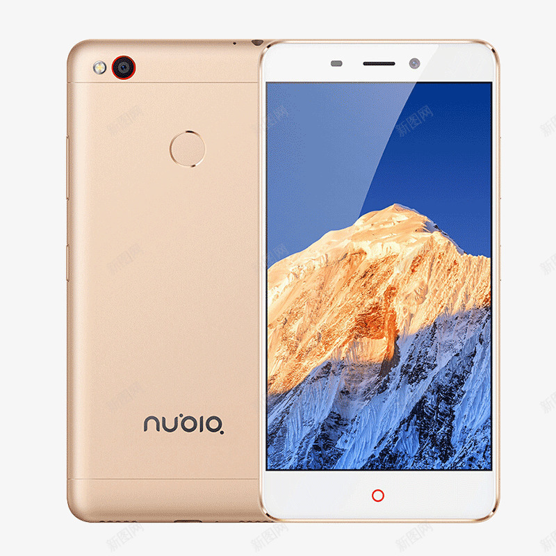 努比亚N1金色手机模型png免抠素材_新图网 https://ixintu.com 手机 模型 金色