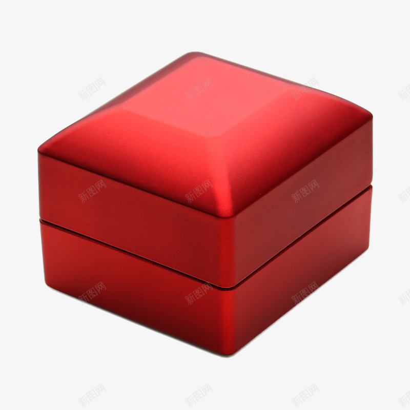 大红戒指盒png免抠素材_新图网 https://ixintu.com 大红色 戒指盒 盒子 礼物盒 首饰盒