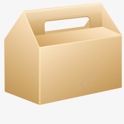 草纸包装盒矢量图素材