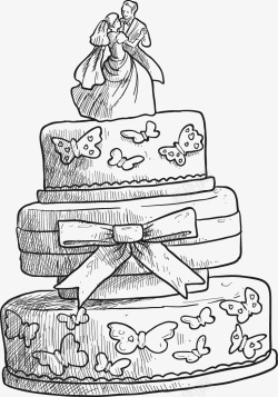 生日蛋糕插画素材