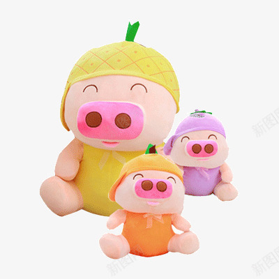 小猪玩具png免抠素材_新图网 https://ixintu.com 小猪 毛绒玩具 礼物