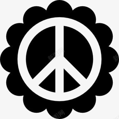 和平之花图标图标