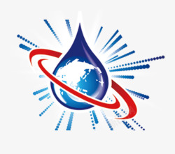 地球形状地球水滴logo图标高清图片