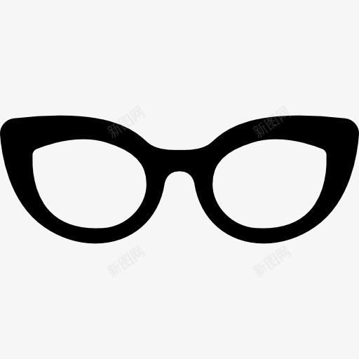 眼镜猫的眼睛形状图标png_新图网 https://ixintu.com 优雅 典雅 工具 时尚 猫 盖 眼睛 眼镜 风格