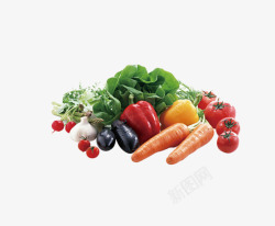 蔬菜堆蔬菜食品堆高清图片