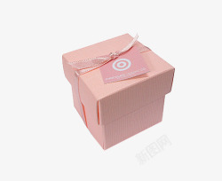 粉色少女礼物盒素材