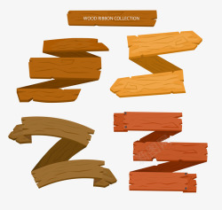 木头材质标题栏素材