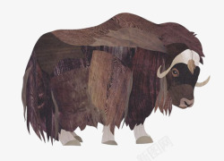 手绘牦牛手绘牦牛高清图片