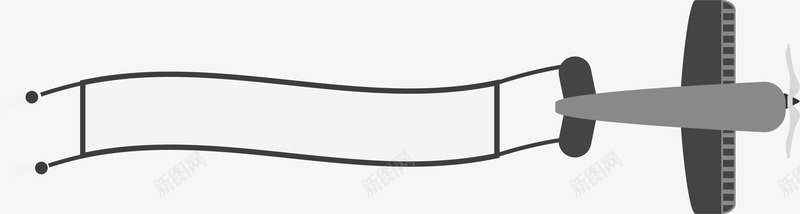 飞机标题栏png免抠素材_新图网 https://ixintu.com 卡通 卡通飞机 标题栏 横幅 飘旗 飞机拉旗