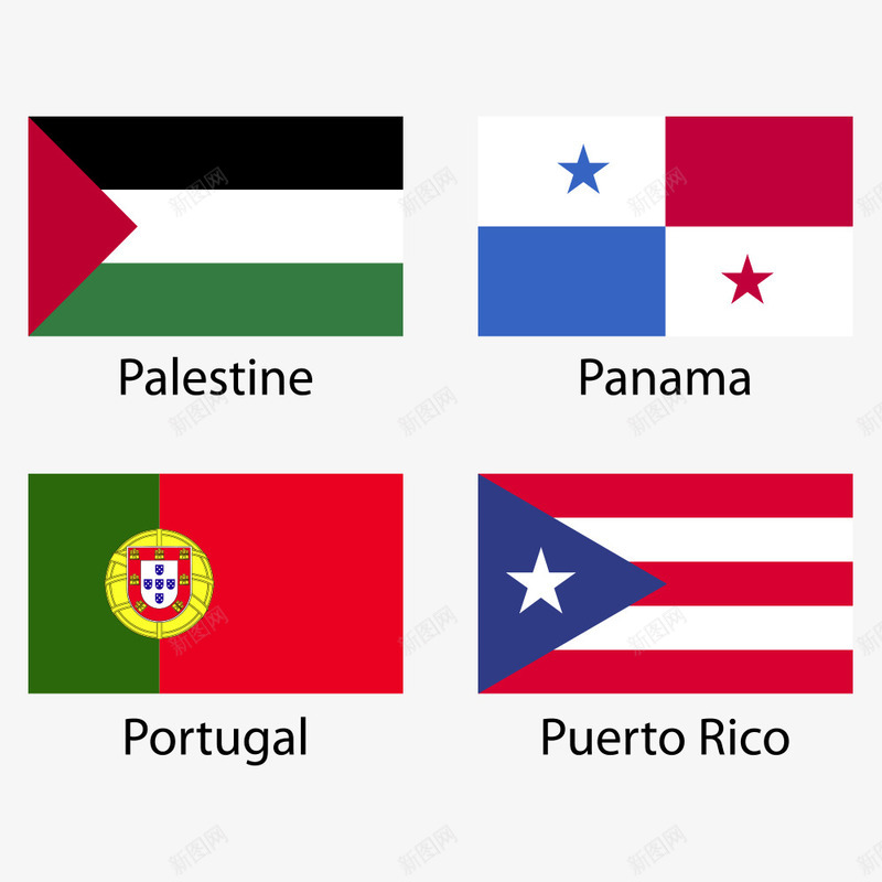 欧美国旗png免抠素材_新图网 https://ixintu.com panama portugal 国旗 旗帜 欧美国旗