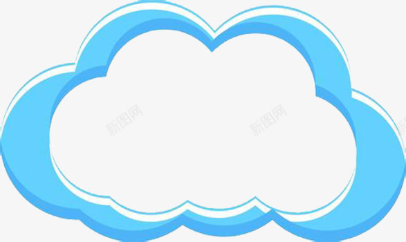 云形状png免抠素材_新图网 https://ixintu.com 云形状 图案 形状 装饰图案