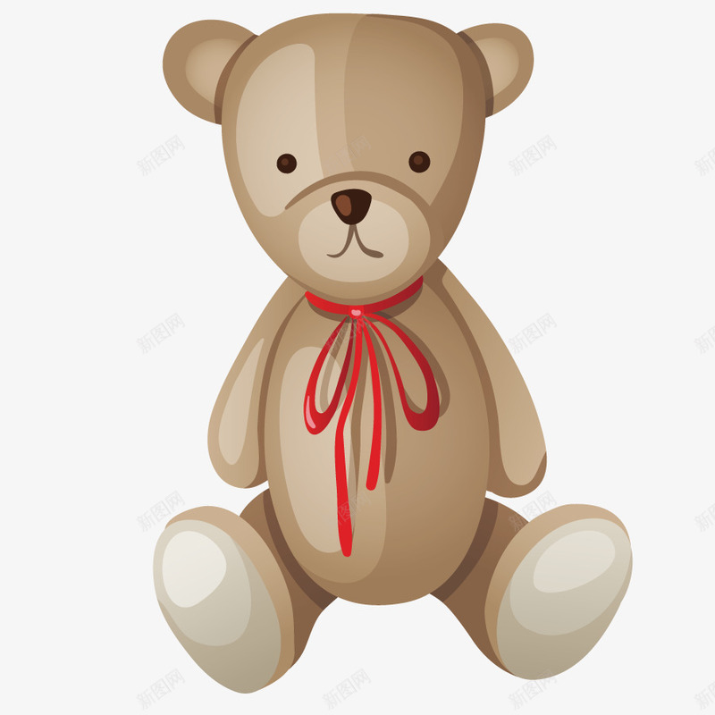 玩具熊猫矢量图eps免抠素材_新图网 https://ixintu.com 儿童玩具 形状 手绘 抱熊 母婴玩具 玩偶 矢量图