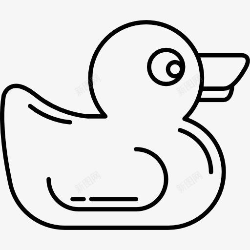 RubberDucky图标png_新图网 https://ixintu.com 儿童 动物 婴儿玩具 橡胶 洗澡 鸭