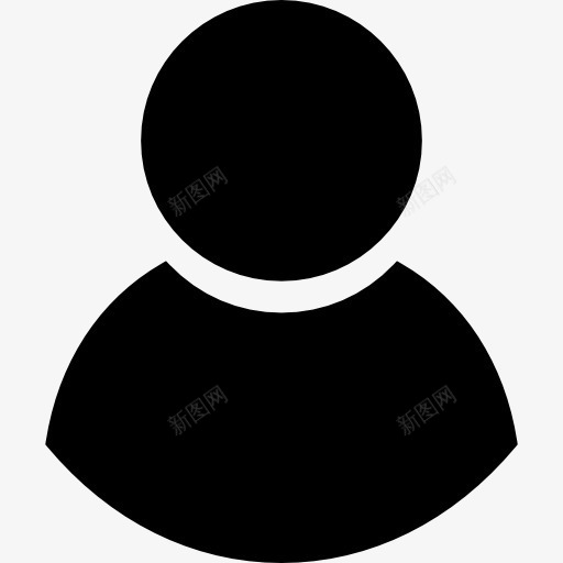 黑人男性用户符号图标png_新图网 https://ixintu.com 人 形状 用户 男性 男性用户 界面 轮廓 通用的图标