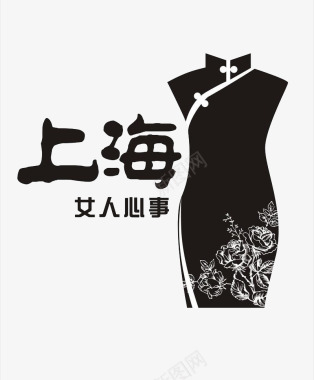 旗袍logo图标图标