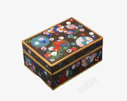 古典首饰盒图案木盒高清图片