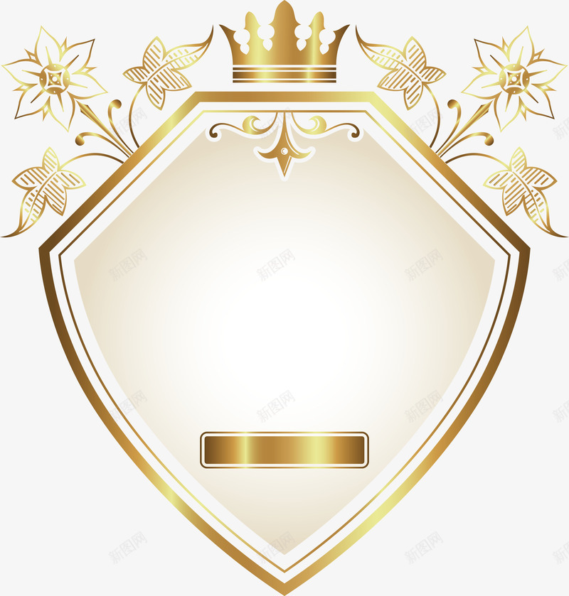 皇冠元素png免抠素材_新图网 https://ixintu.com png 元素 卡通 标题框 皇冠 金色标题框