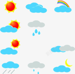 晴雨表晴雨表彩绘图高清图片