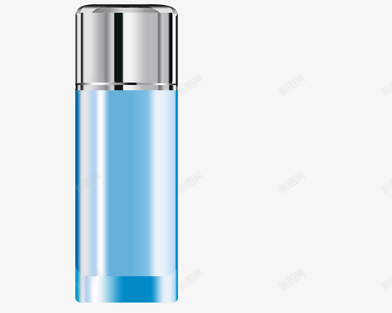 化妆品瓶子png免抠素材_新图网 https://ixintu.com 化妆品 护肤品 瓶子 蓝瓶子 蓝色