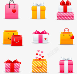 购物袋免抠下载礼物高清图片