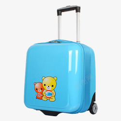 儿童行李箱儿童可爱拉杆箱高清图片
