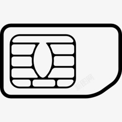 SIM卡APP电话卡图标高清图片