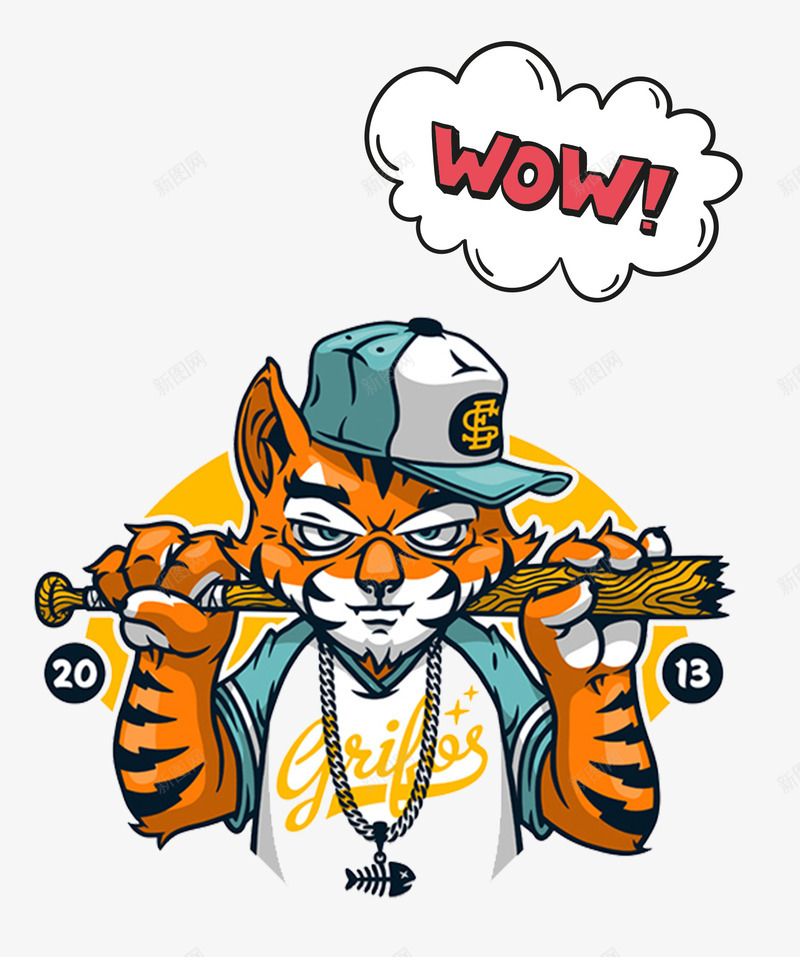 嘻哈猫咪png免抠素材_新图网 https://ixintu.com hiphop 卡通 嘻哈猫 拟人猫咪 涂鸦 炫酷 猫咪 街头风格