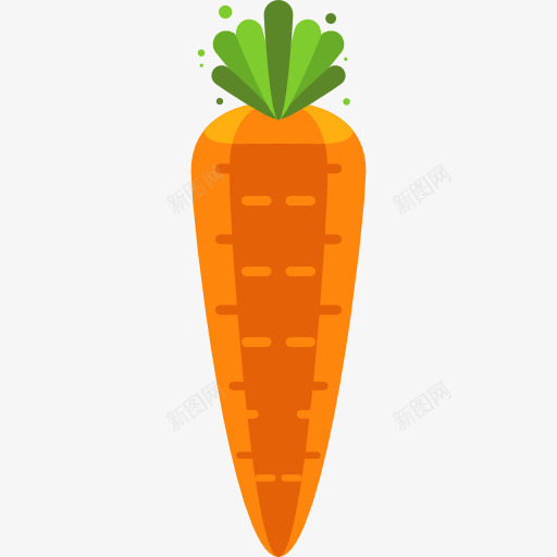 Carrot图标png_新图网 https://ixintu.com 健康食品 有机食品餐厅 素食 胡萝卜 蔬菜 食品 饮食