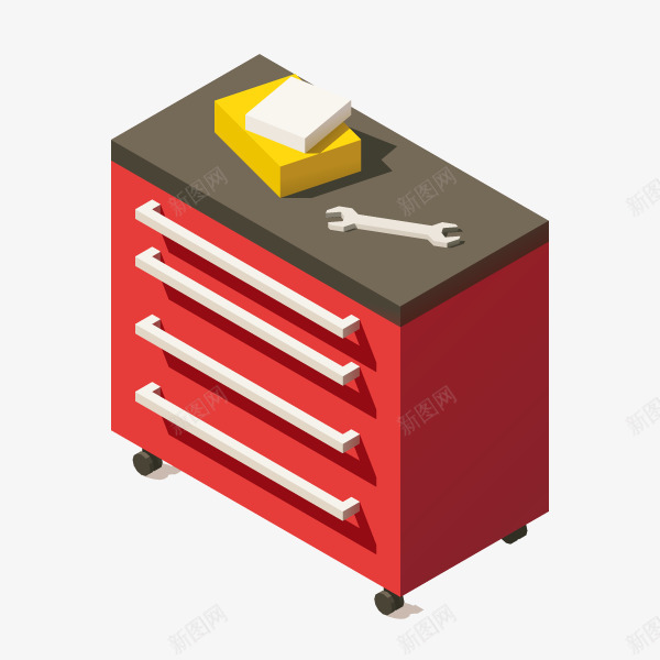 卡通机械汽修图样装饰png免抠素材_新图网 https://ixintu.com 卡通机械培训设计 扁平化汽修样式 机械维修插画 汽修工人工作图样 汽车维修图样 网页设计