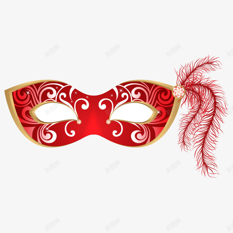 面具假面具png免抠素材_新图网 https://ixintu.com 假面具 狂欢 红色 舞会 面具 面具文化