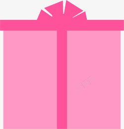 小清新粉色礼盒素材