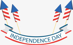 独立日烟花美国独立日烟花边框矢量图高清图片
