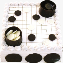 围棋蛋糕围棋蛋糕造型蛋糕高清图片