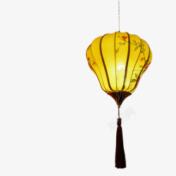 黄色古典艺术灯笼素材